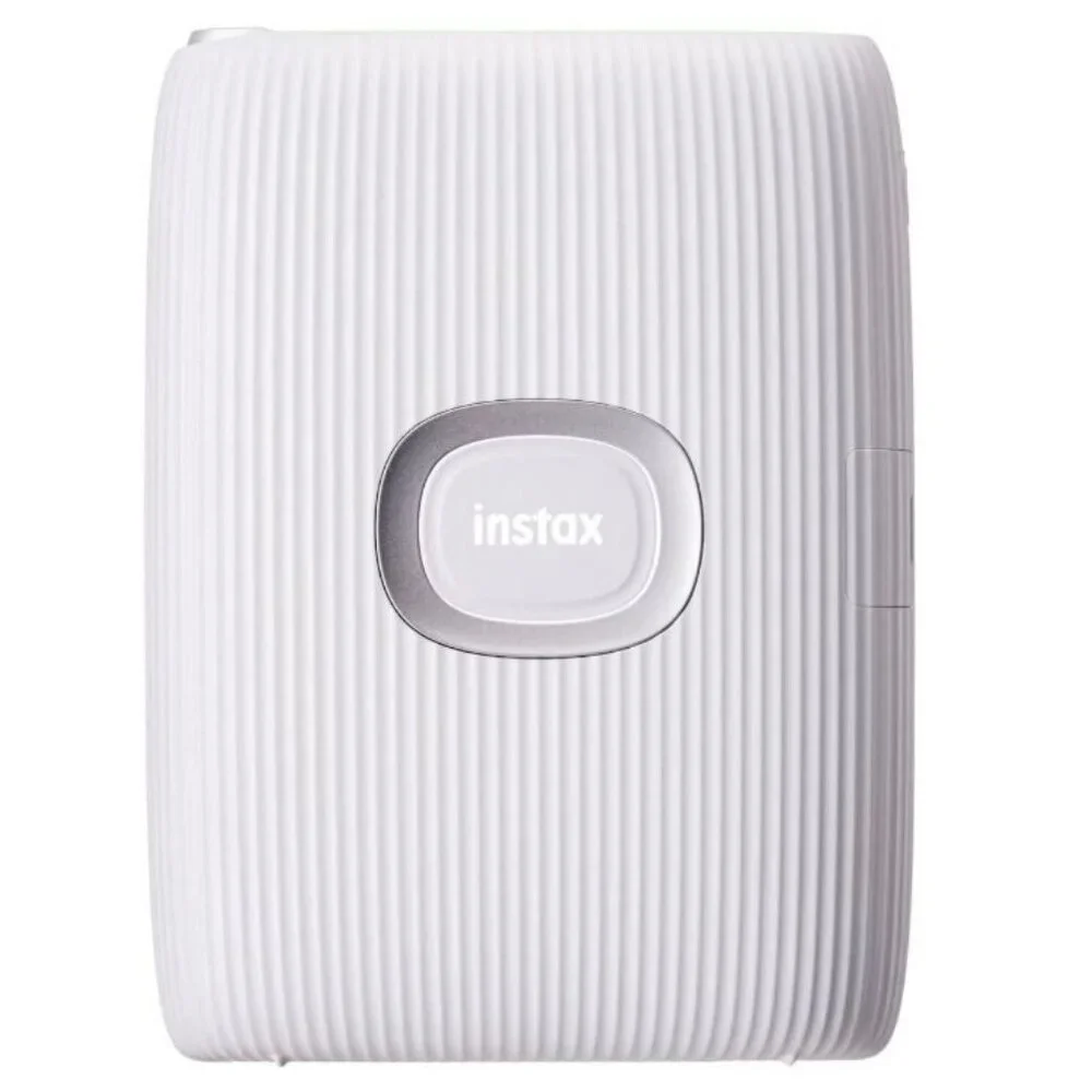 Fujifilm INSTAX Mini Link 2 Smartphone Printer Bundle + 10-Pack Film, Clay White